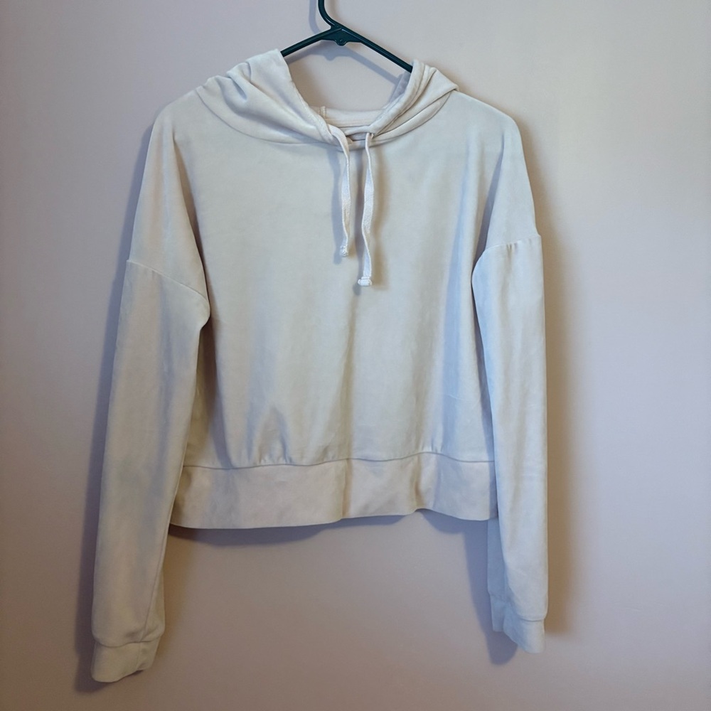 ❤️SO Pale Pink Long Sleeve Cropped Hoodie